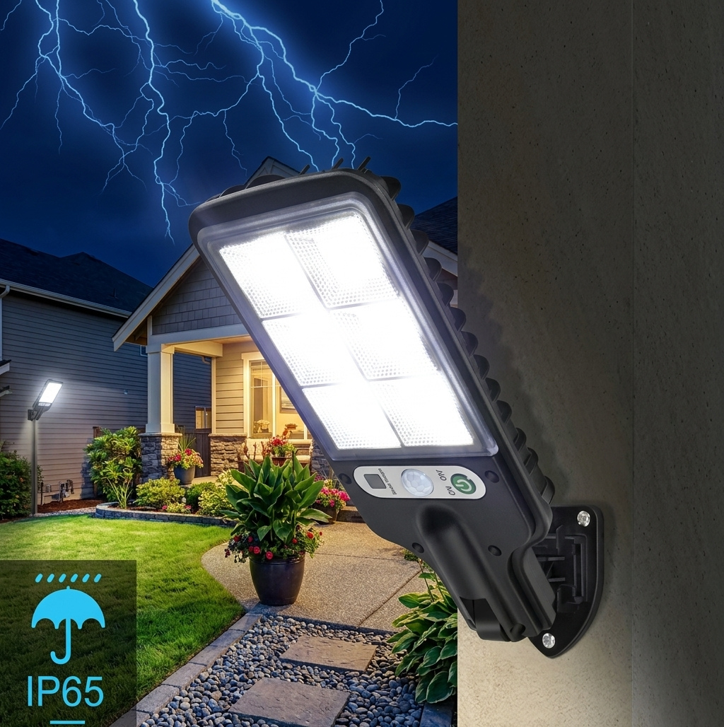 Foco Solar LED con Sensor de Movimiento Automático - Solare